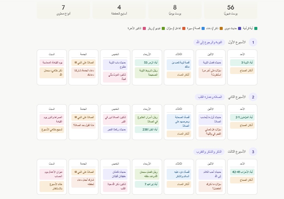 تقويم نشر شهري